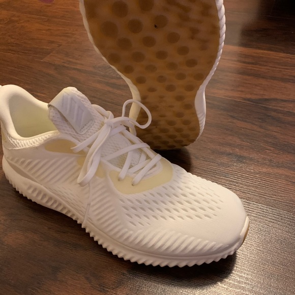 Adidas alpha bounce men’s sneakers cream size 10 - Picture 4 of 4